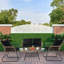 Ensemble bistro 4 pièces avec meubles de patio-331094734