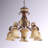 Aike 6 - Light Steel Dimmable Chandelier