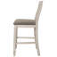 Chaise en bois Aleksi crème rustique