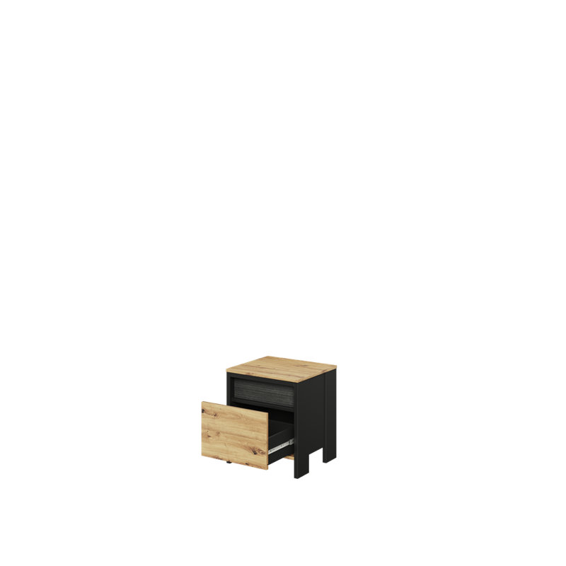 Liezel 45cm W Manufactured Wood Bedside Table