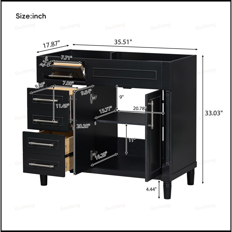 Meuble-lavabo 36 po, armoire seulement