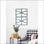 Miroir mural rectangulaire en bois avec cadre noir antique pour le salon-82945686