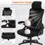 Chaise de bureau ergonomique Everdene en maille-133292998