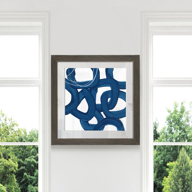 Spool VII, reproduction d’art sur papier encadrée, H 20 po x l 20 po x P 1,5 po, Encadré gris