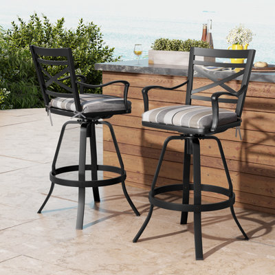Arhant Swivel Cast Aluminum Outdoor 29.92