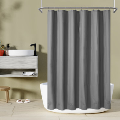 Adriaan Waterproof PEVA Shower Curtain Liner with Weighted Hem