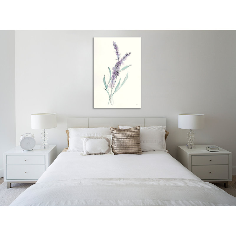 "Lavender IV", toile tendue par Chris Paschke, H 24 po x l 16 po x P 1,5 po