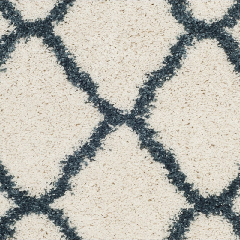 Tapis à poils longs Darrold Hudson, Carré 7 pi