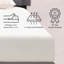 Matelas en mousse viscoélastique imprégnée de gel Alywn Home Ally-1212996905-1296907786