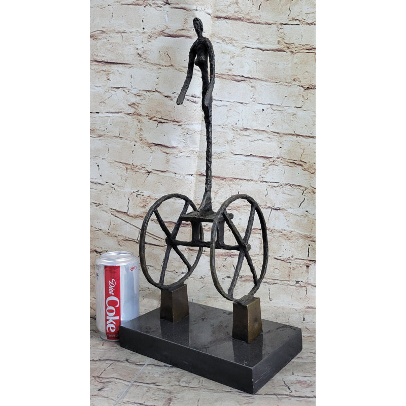 Grande statue Salander bronze-Le Chariot-Chariots-Gia
