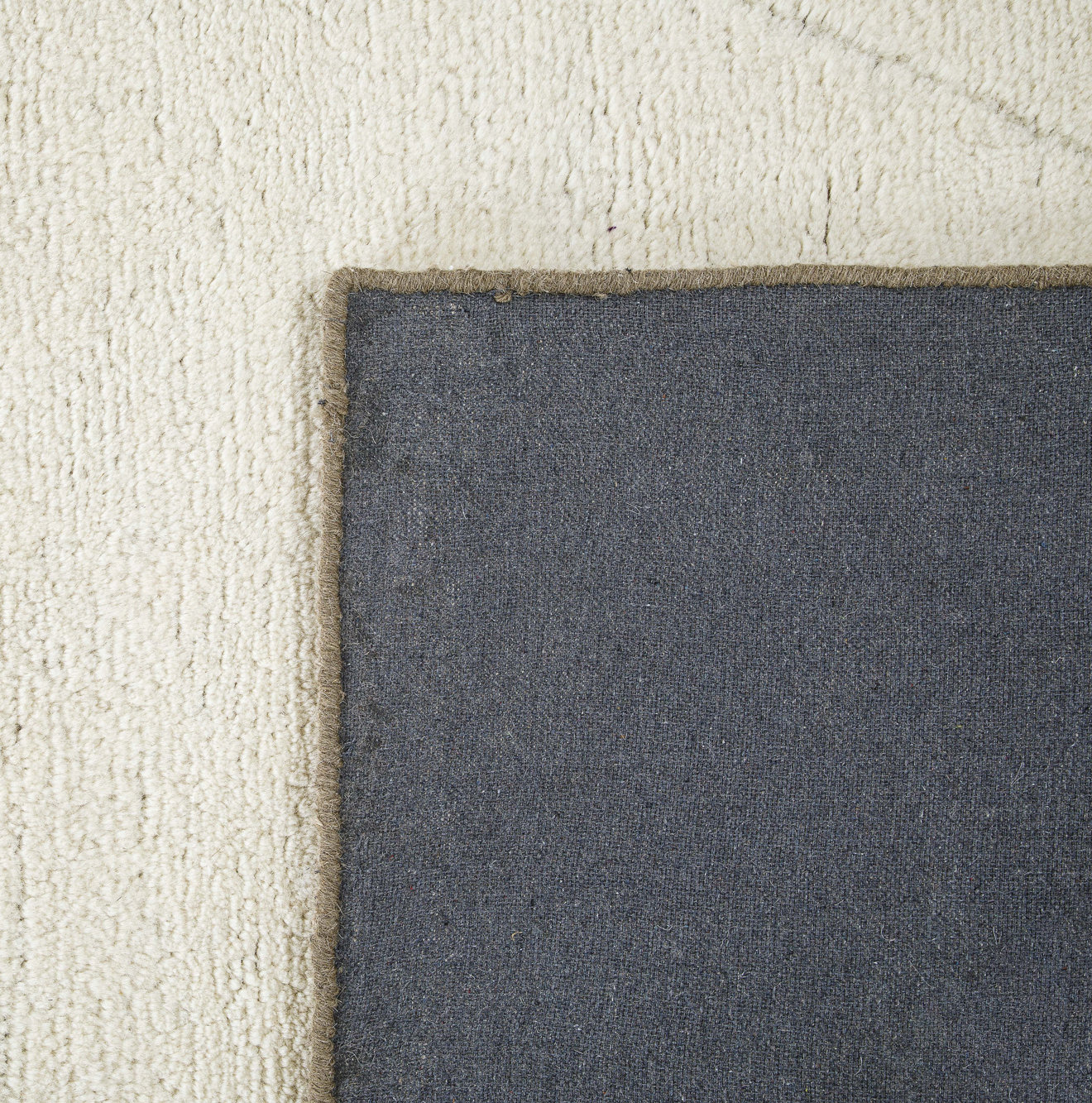 Carolan Brown Gray Hand-Tufted Wool Rug, Rectangle 3' x 5'