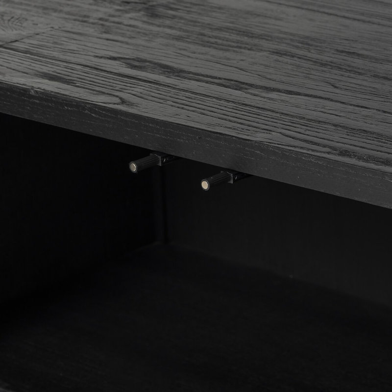Allandale 72'' W Solid Wood Sideboard, Black