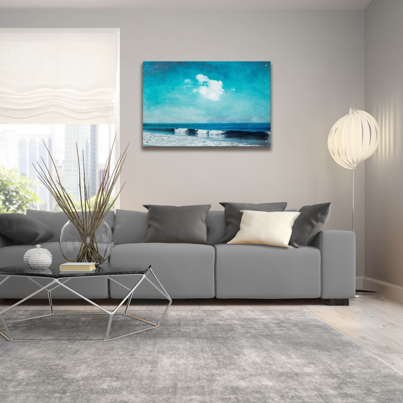 Art mural en verre Rosecliff Heights, H 24 po x l 36 po x P 0,2 cm