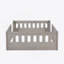 Lit plateforme en bois avec garde-corps -114351507