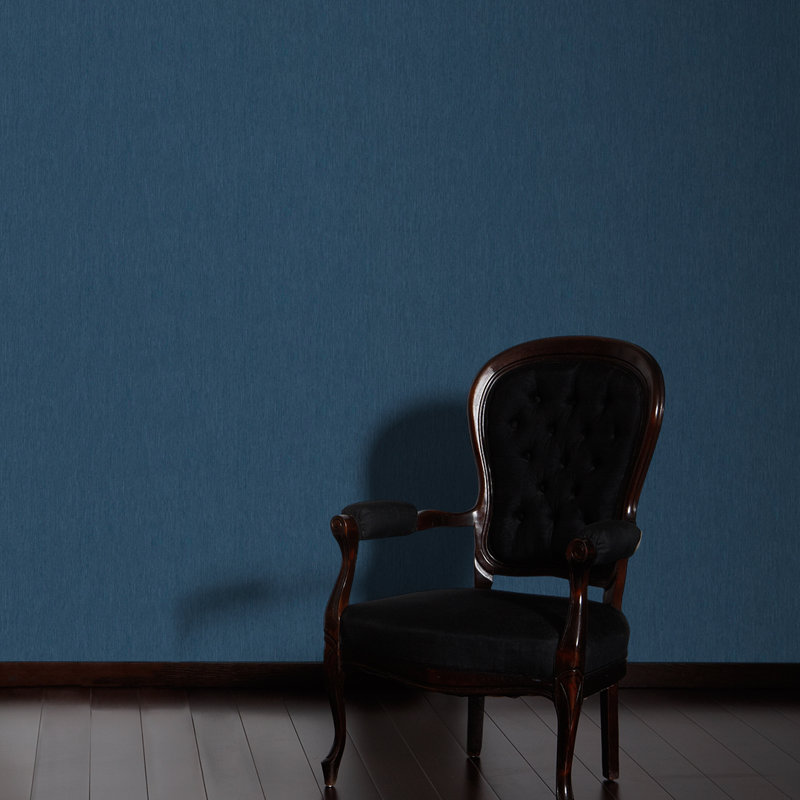 Longlife Colours 21m x 106cm Wallpaper, Dark blue