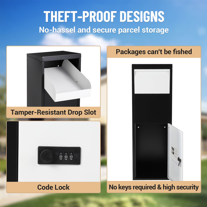 Package Delivery Boxes For Outside, 14'' X 11.2'' X 42"