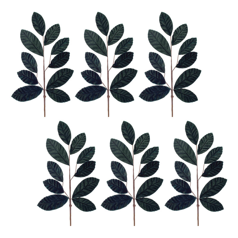 Feuilles vertes forêt (ensemble de 6)