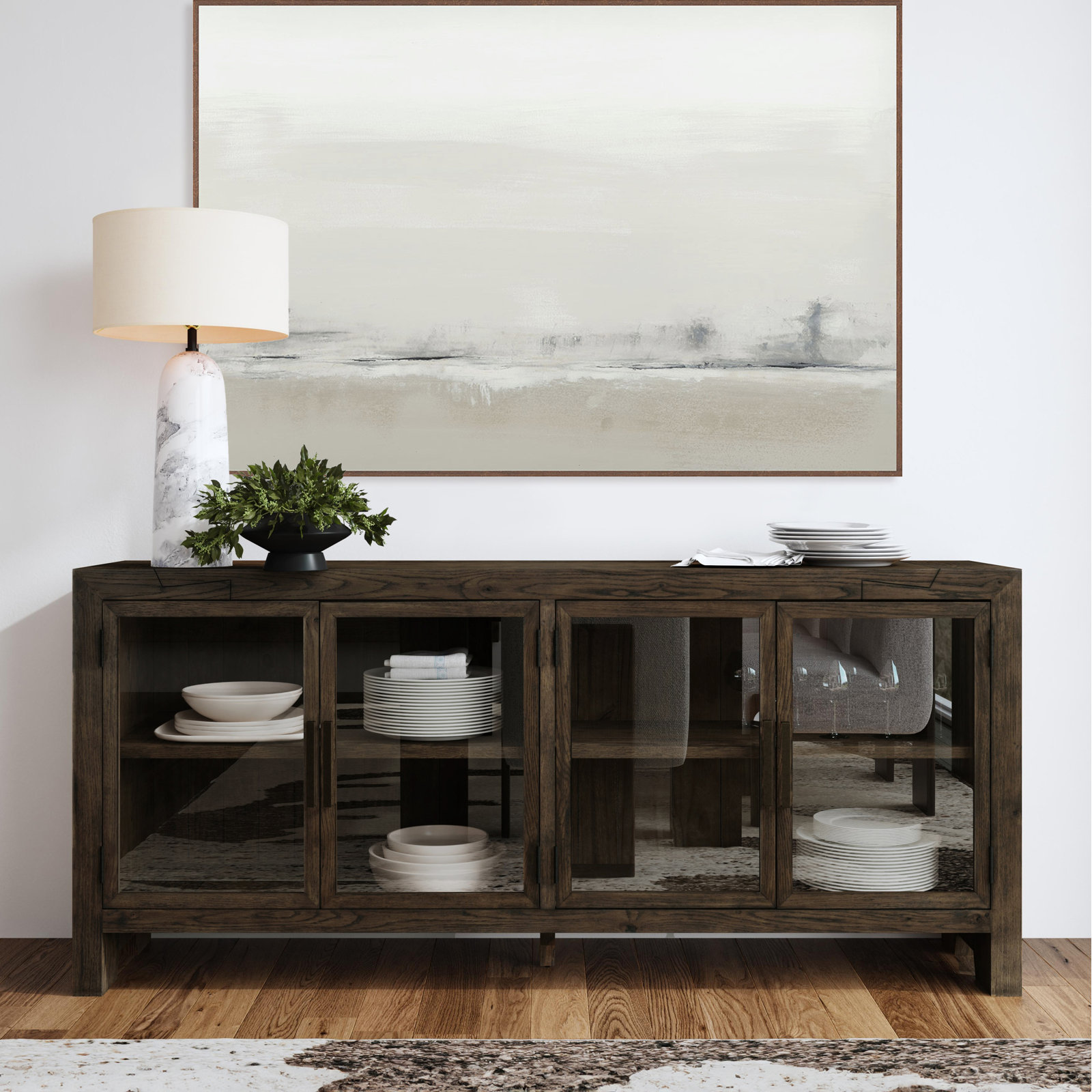 Yardley Glass Sideboard