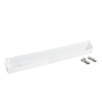 Plateau de cuisine Rev-A-Shelf, polymère, plastique, blanc