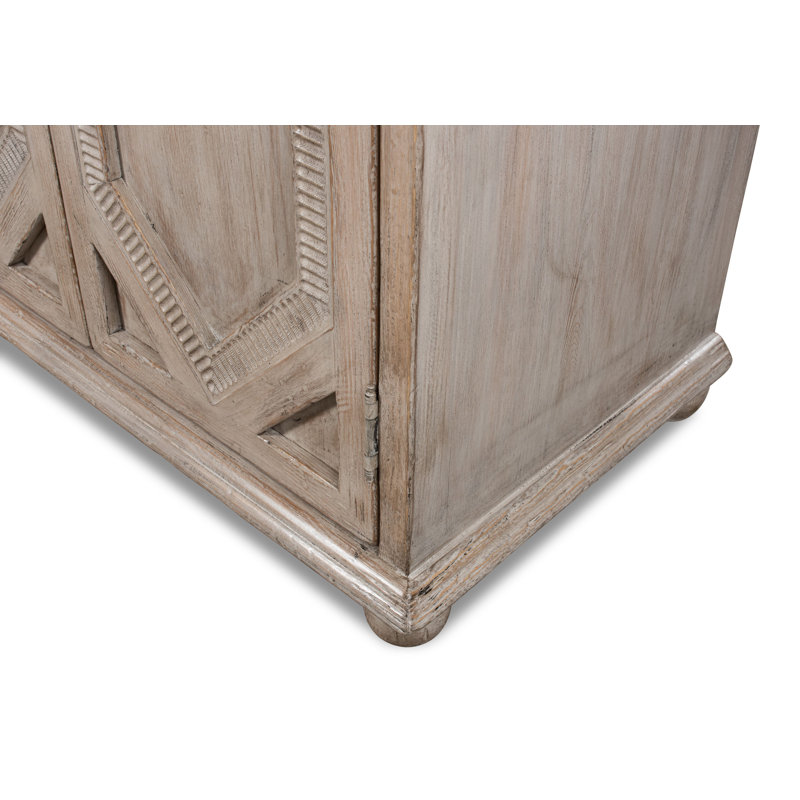 Diamond 112'' W Solid Wood Sideboard