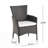 Aquinas 6 - Person Wicker Patio Dining Set with Oval Table-26207788