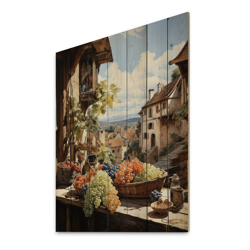Keeseville " Vineyard Harvest Symphony I ", 32" H x 24" W x 0.78" D