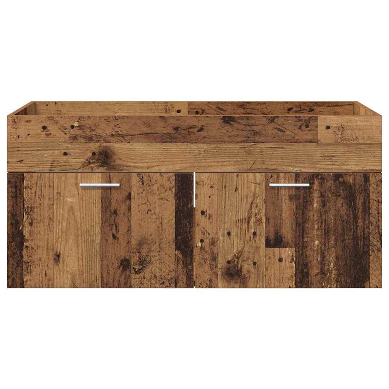 100cm Bathroom Vanity Base Only, Old Wood