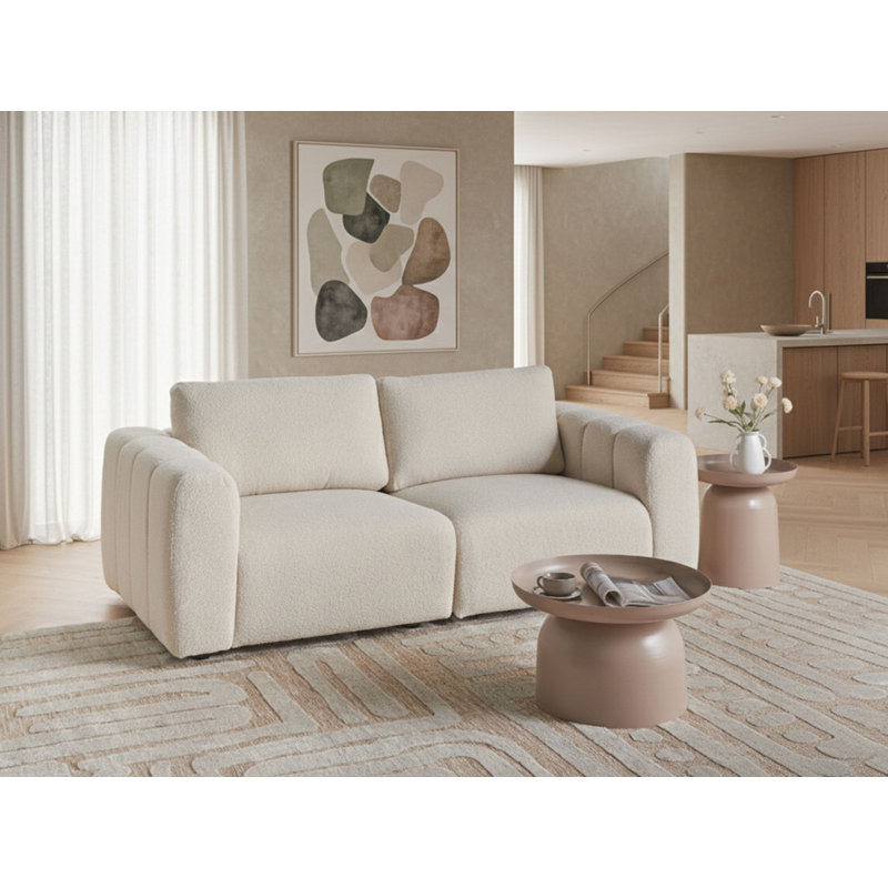 2 Seater Sofa, White