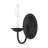 1 Light Black Wall Sconce