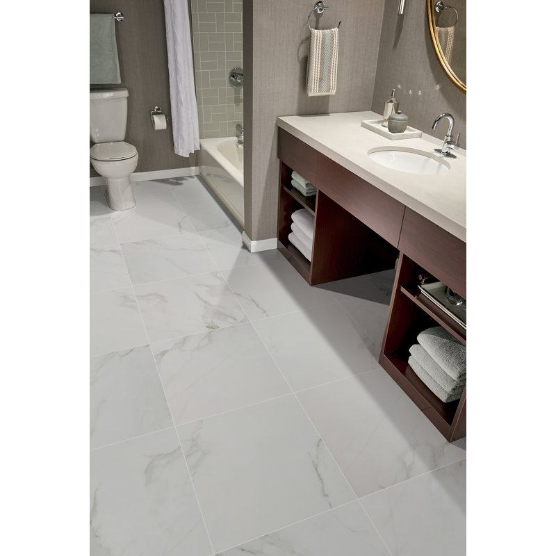 Astoria Isla 24 in. x 24 in. Matte Porcelain Stone Look Floor and Wall Tile