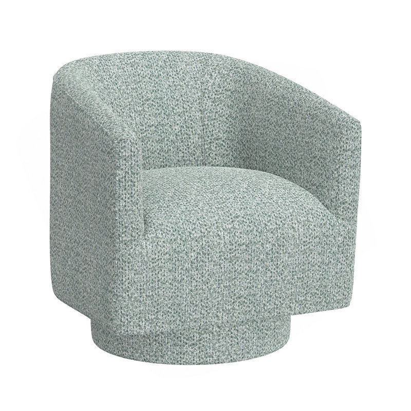 Fauteuil d'appoint pivotant, Bleu