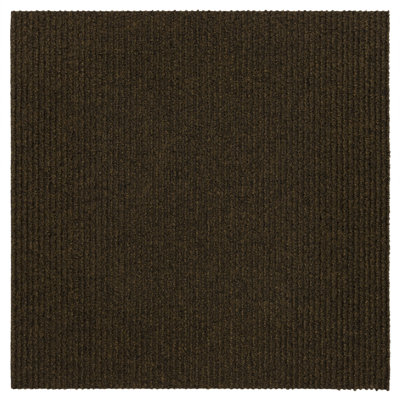 18 po x 18 po intérieur / extérieur, carrelage auto-adhésif en polyester (paquet de 10) (22,5 pieds carrés / boîte)