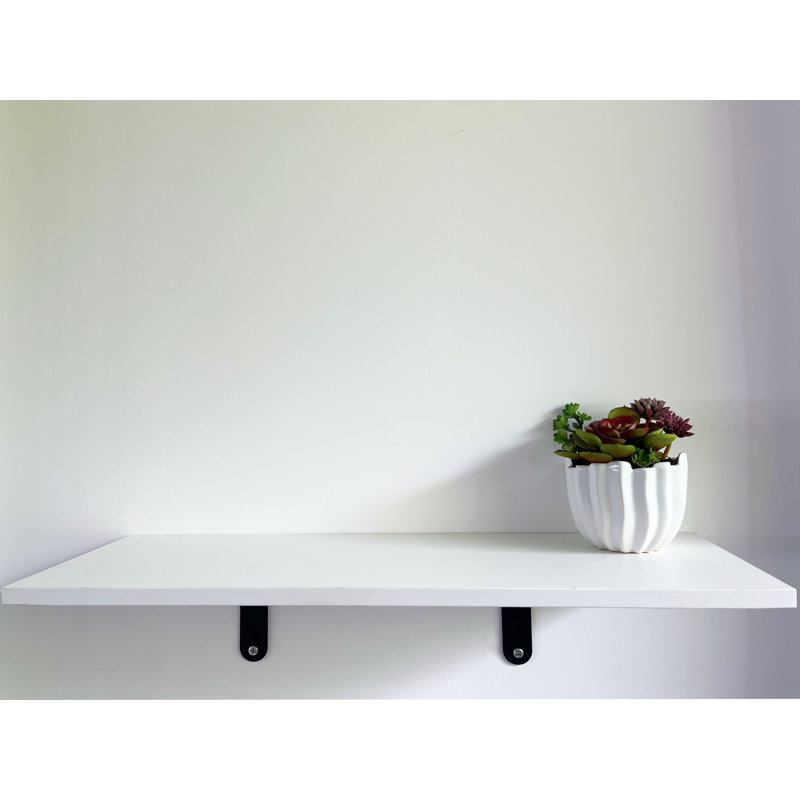 Shelf Board, (1 Shelf) 0.6"H x 23.6"W x 9.9"D, White