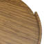 Damari Round Coffee Table-Medium Brown Limba