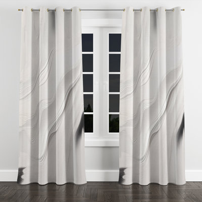 Avenleigh - Abstract Marble Blackout Grommet Curtain - 1 panel