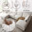 Balendin Beige U-shaped modular sofa, 2 Movable Ottomans, Linen Sectionals-2096238122