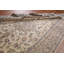Tapis beige en laine noué à la main de conception unique 1980 S 8 pi 0 po x 11 pi 4 po Lezma