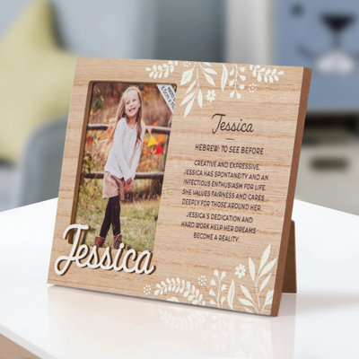 Everyday Tan Solid + Manufactured Wood Picture Frame