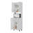 Double Cabinet Kitchen Pantry with Open Storage