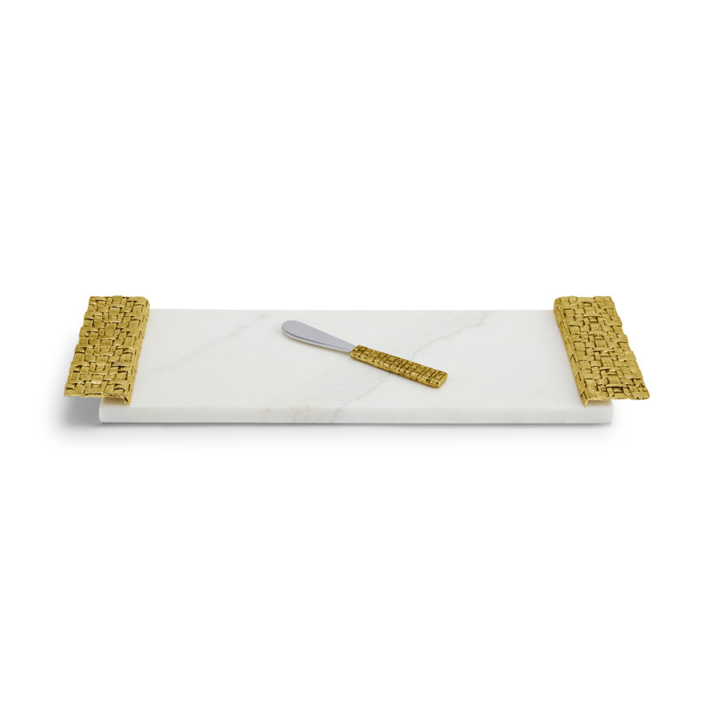 Palm Cheese Board with Spreader