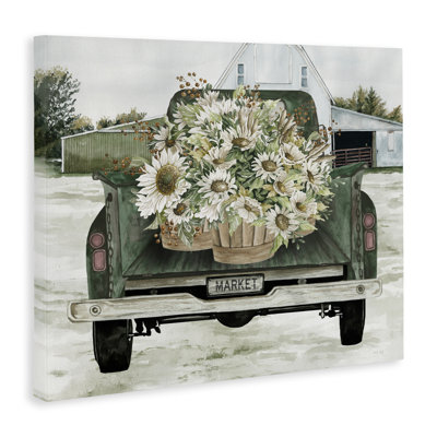 Country Flower Delivery Baskets Canvas, design by Cindy Jacobs
