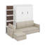 Grand lit escamotable avec tablettes-1263428053