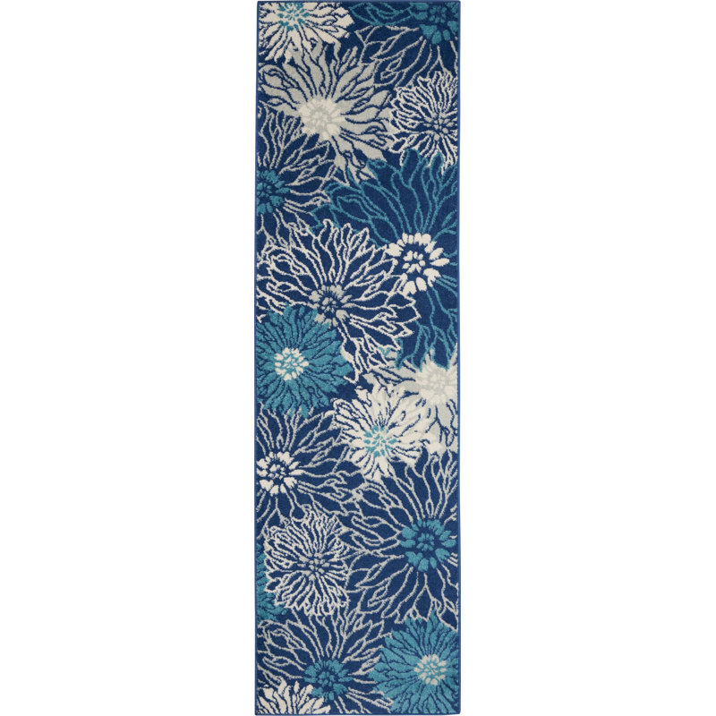 Rhudine Floral Indoor Rug, Runner 1'10" x 6'