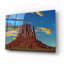  «Mitten With Sunburst» par Chris Vest, art mural en verre acrylique, 16 po x 12 po