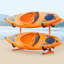 Steel Freestanding Adjustable Kayak Rack