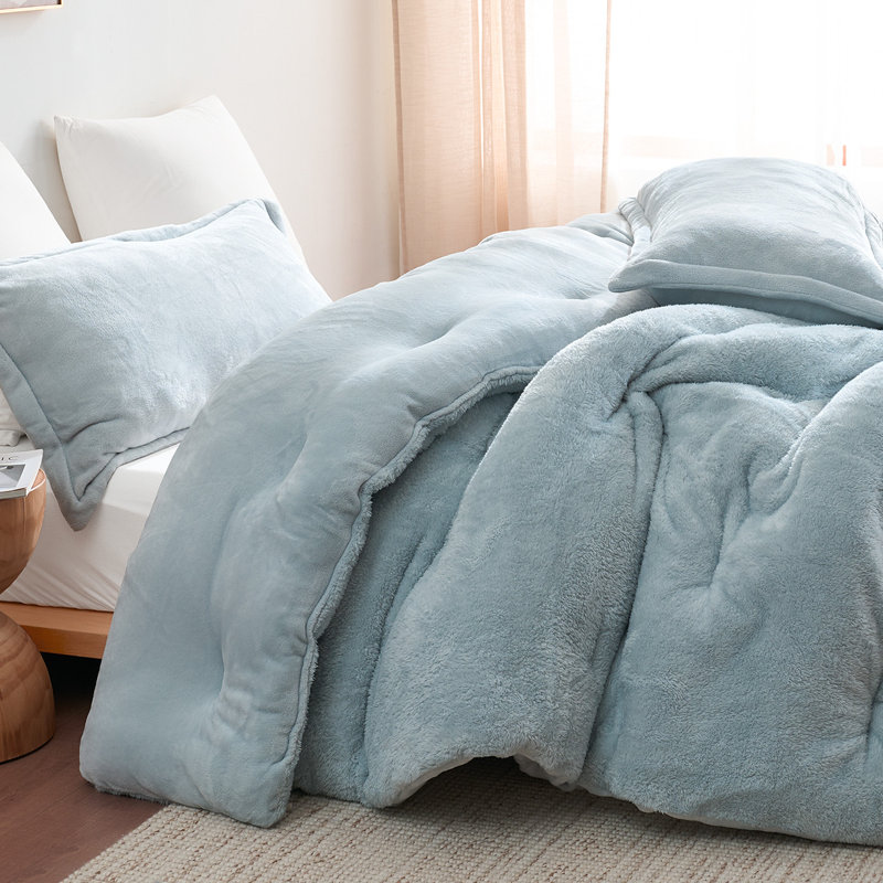 Dam Bae, She Thick - Coma Inducer® Oversized Queen Comforter Set - Icecap Gray, Oversized Queen