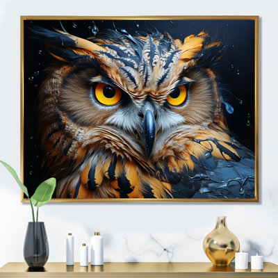 Hibou jaune hypnotisant III