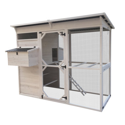 Poulailler 3096 pieds carrés avec nichoir