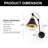 Industrial Swing Arm Wall Sconce 2-Pack