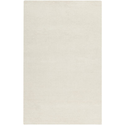 Crowe Light Beige Hand-Loomed Wool Rug